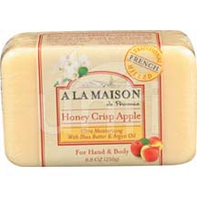 A La Maison Bar Soap Honey Crisp Apple 8.8 Oz